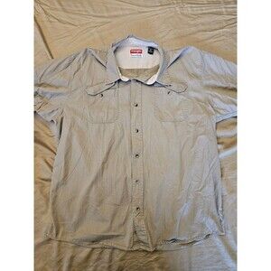 Wrangler Premium Quality Men's XL Short Sleeve Button Down Work Outdoor Shir